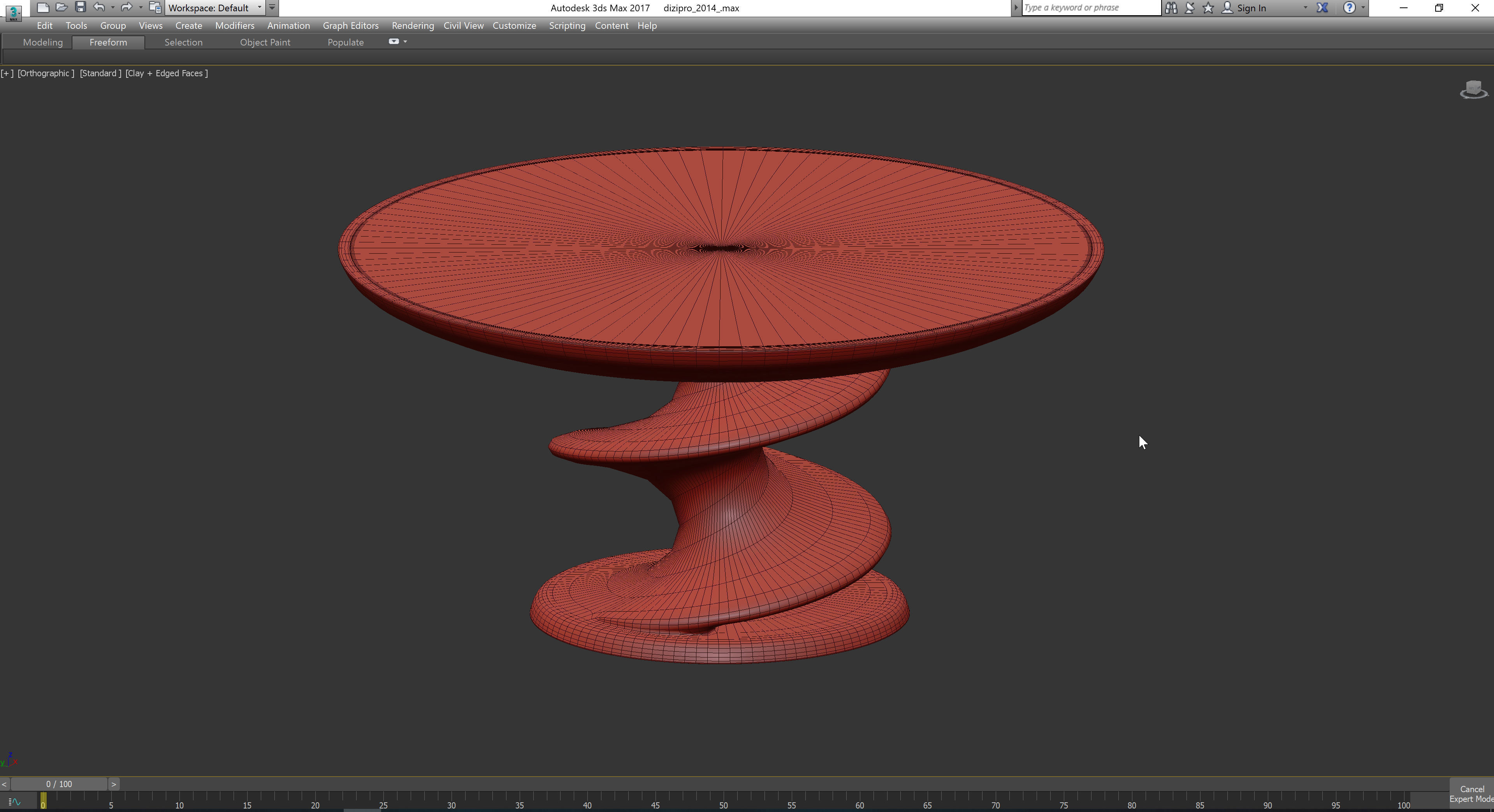 TANGO DINING TABLE BY MARIO BELLINI 3d model Low-poly 3D model_4