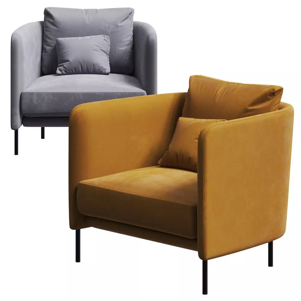 Blendy De Padova Armchair 3D model