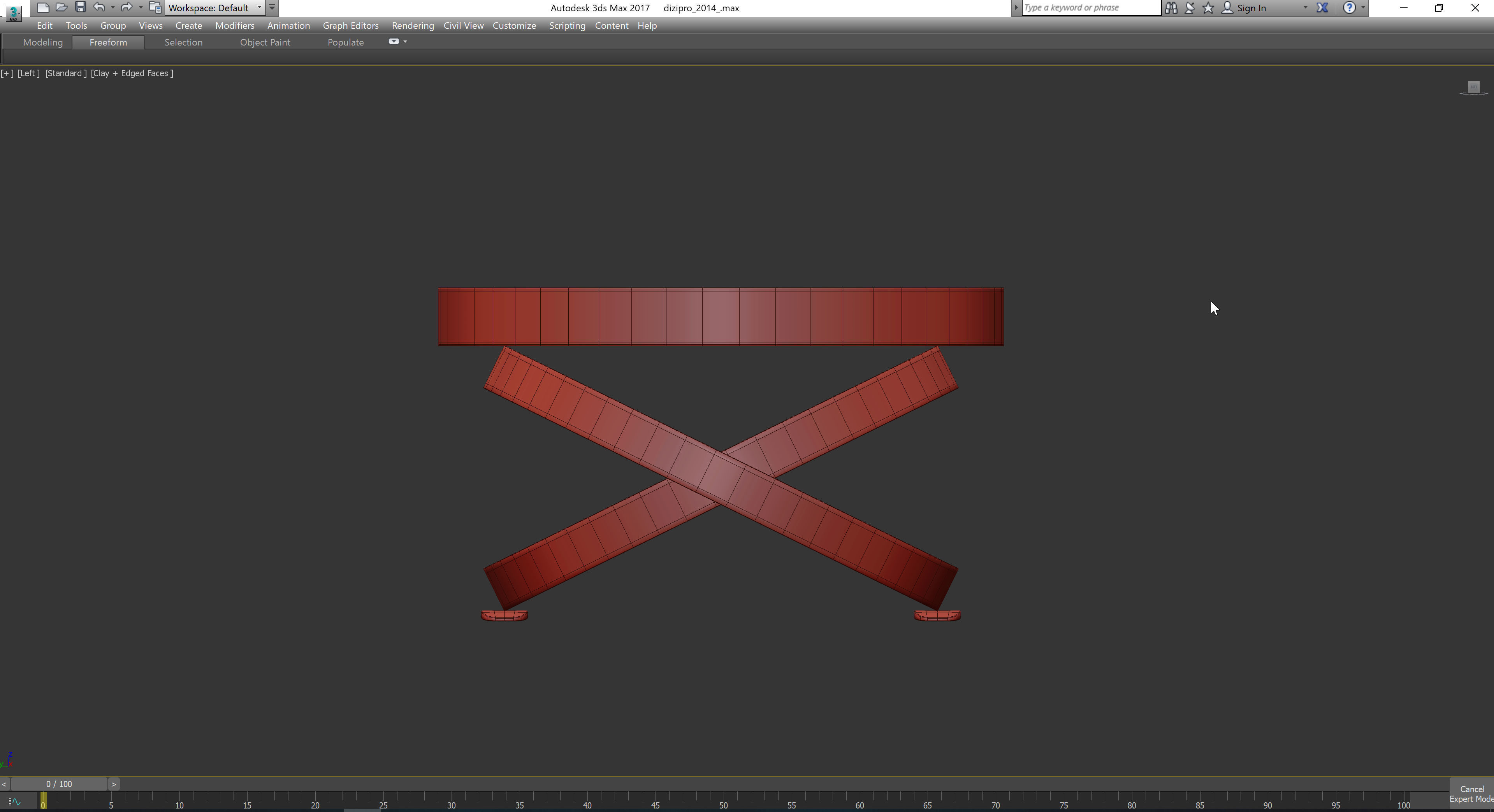 TAVOLINA COFFEE TABLE 3d model Low-poly 3D model_3