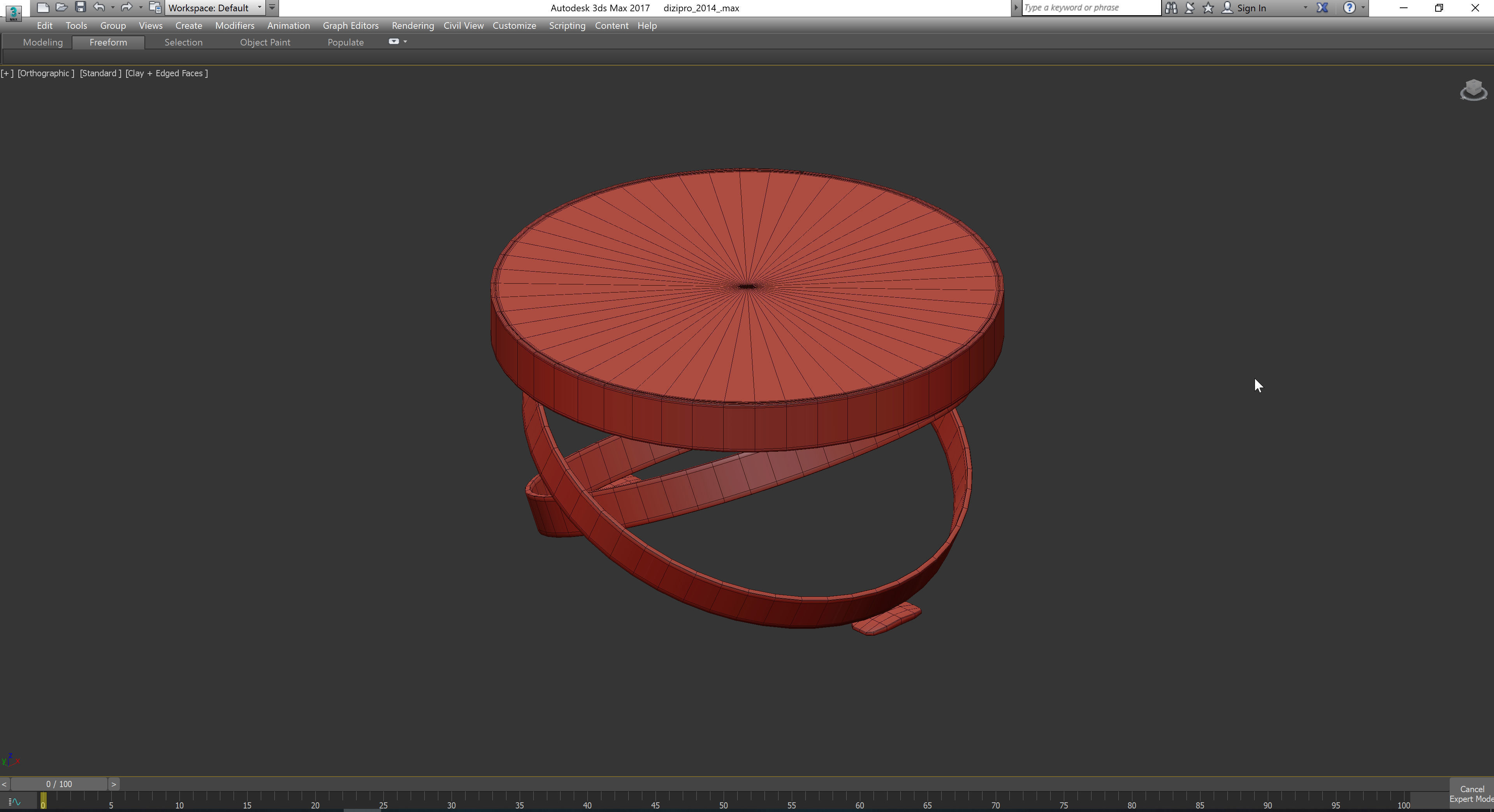 TAVOLINA COFFEE TABLE 3d model Low-poly 3D model_4