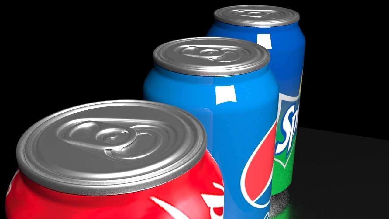 Drink can Free 3D model_1