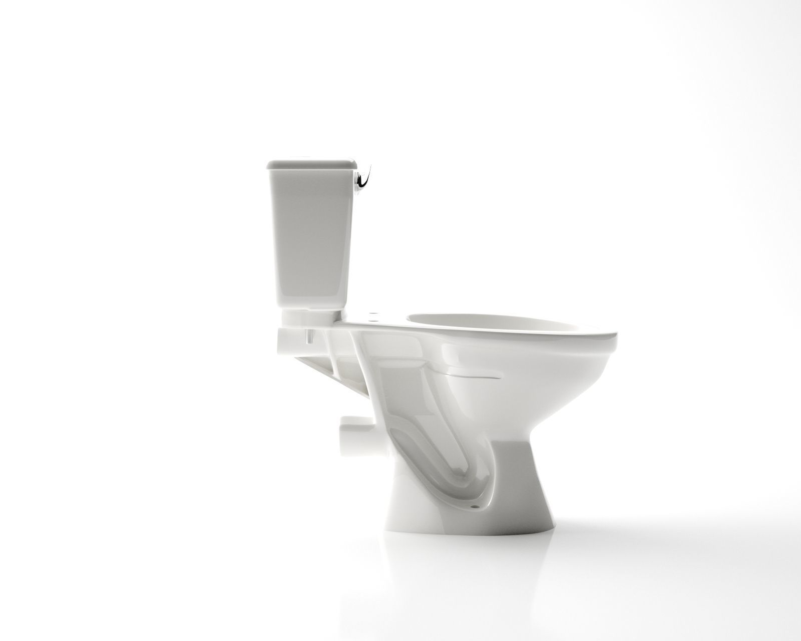 American toilet 03 3D model_6