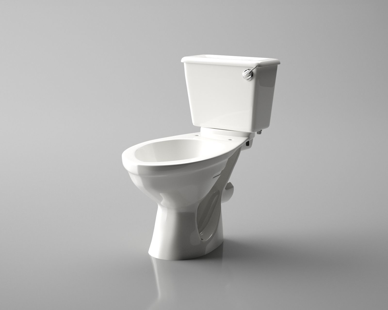 American toilet 03 3D model_7