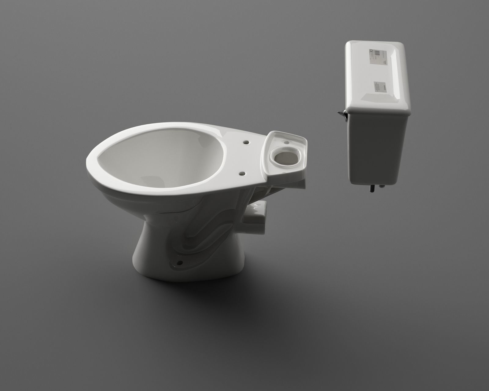 American toilet 03 3D model_1