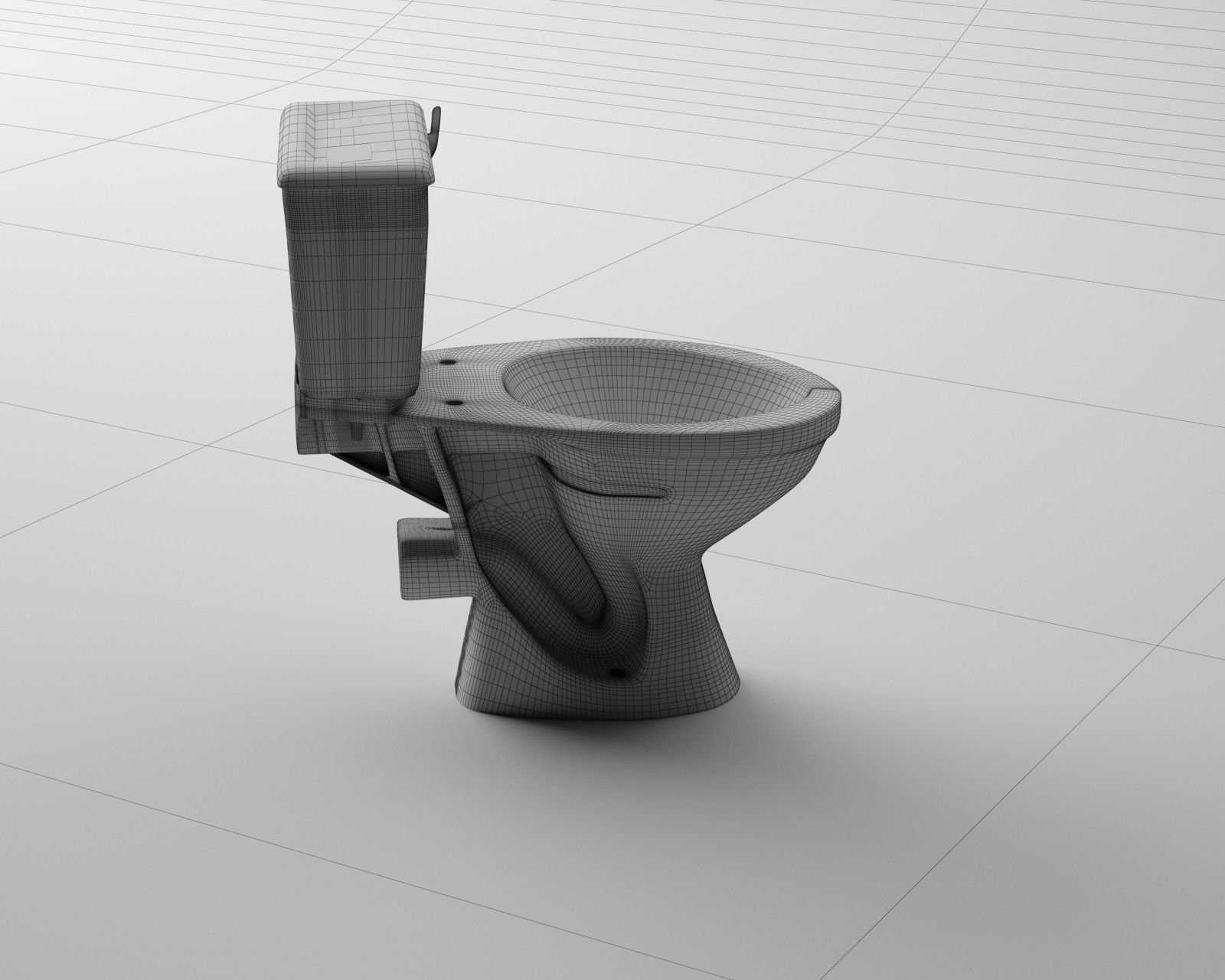American toilet 03 3D model_12