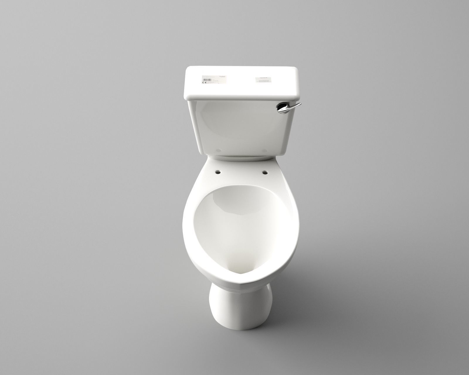 American toilet 03 3D model_9