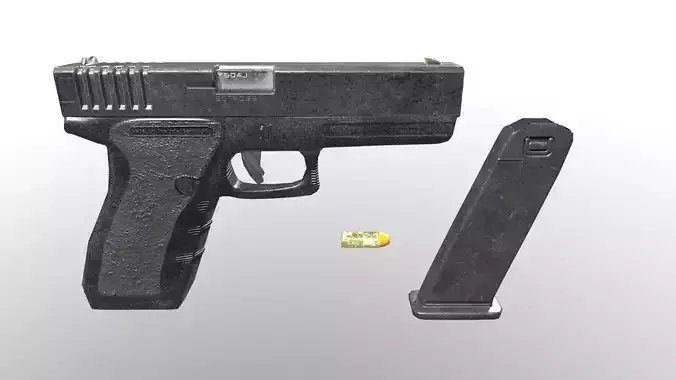 Glock 22 Free 3D model