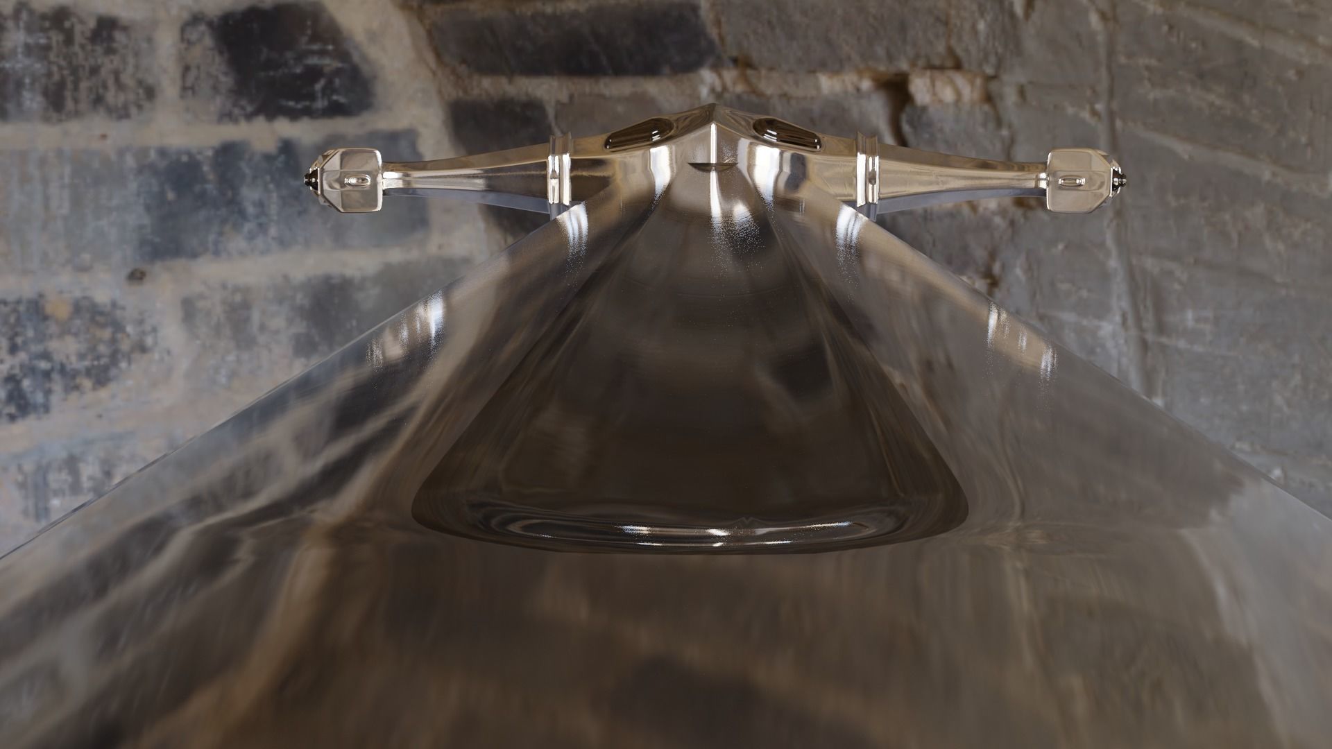 Longsword Medieval Type XVIa 3D model_1