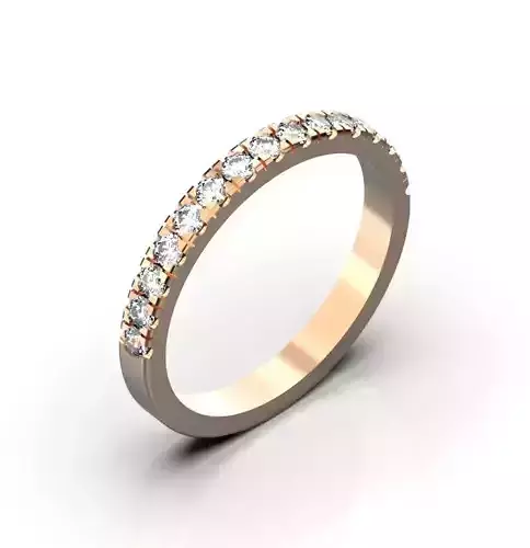 Half eternity diamond band Wedding ring Diamond ring 