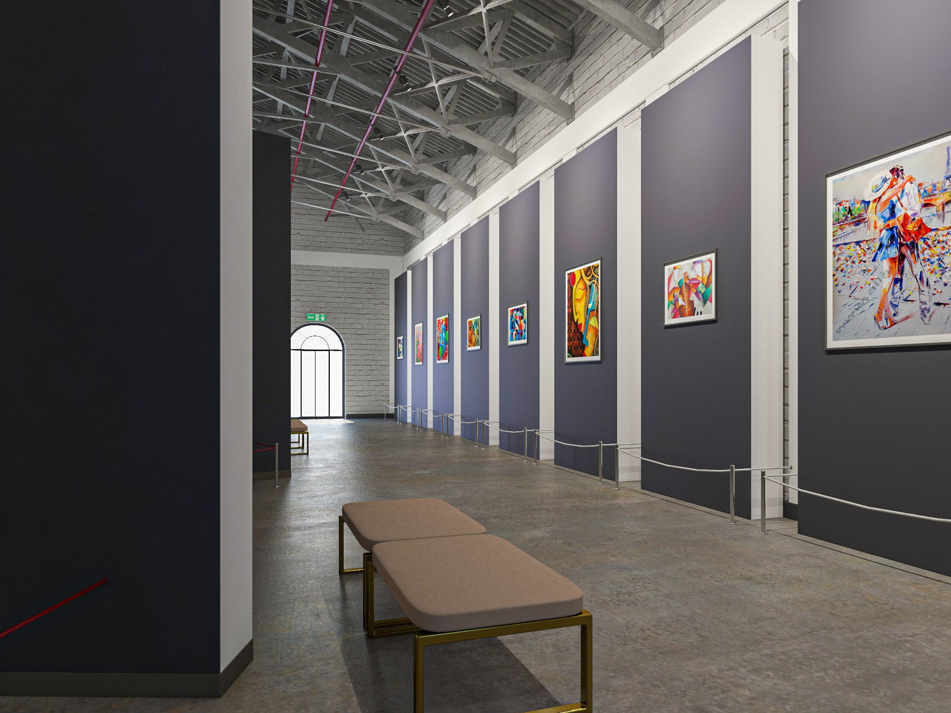 Art Gallery 3D model_9