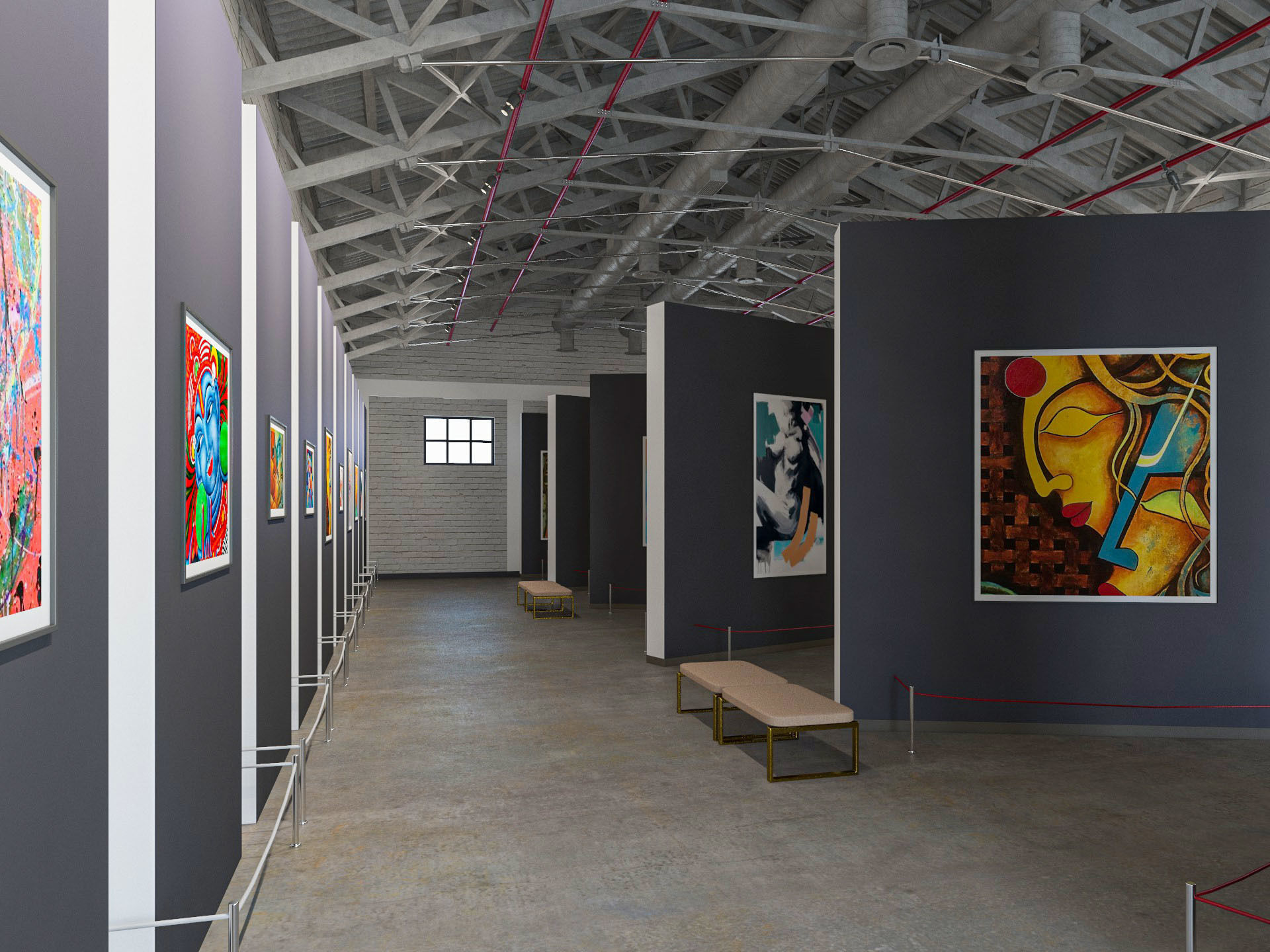 Art Gallery 3D model_5