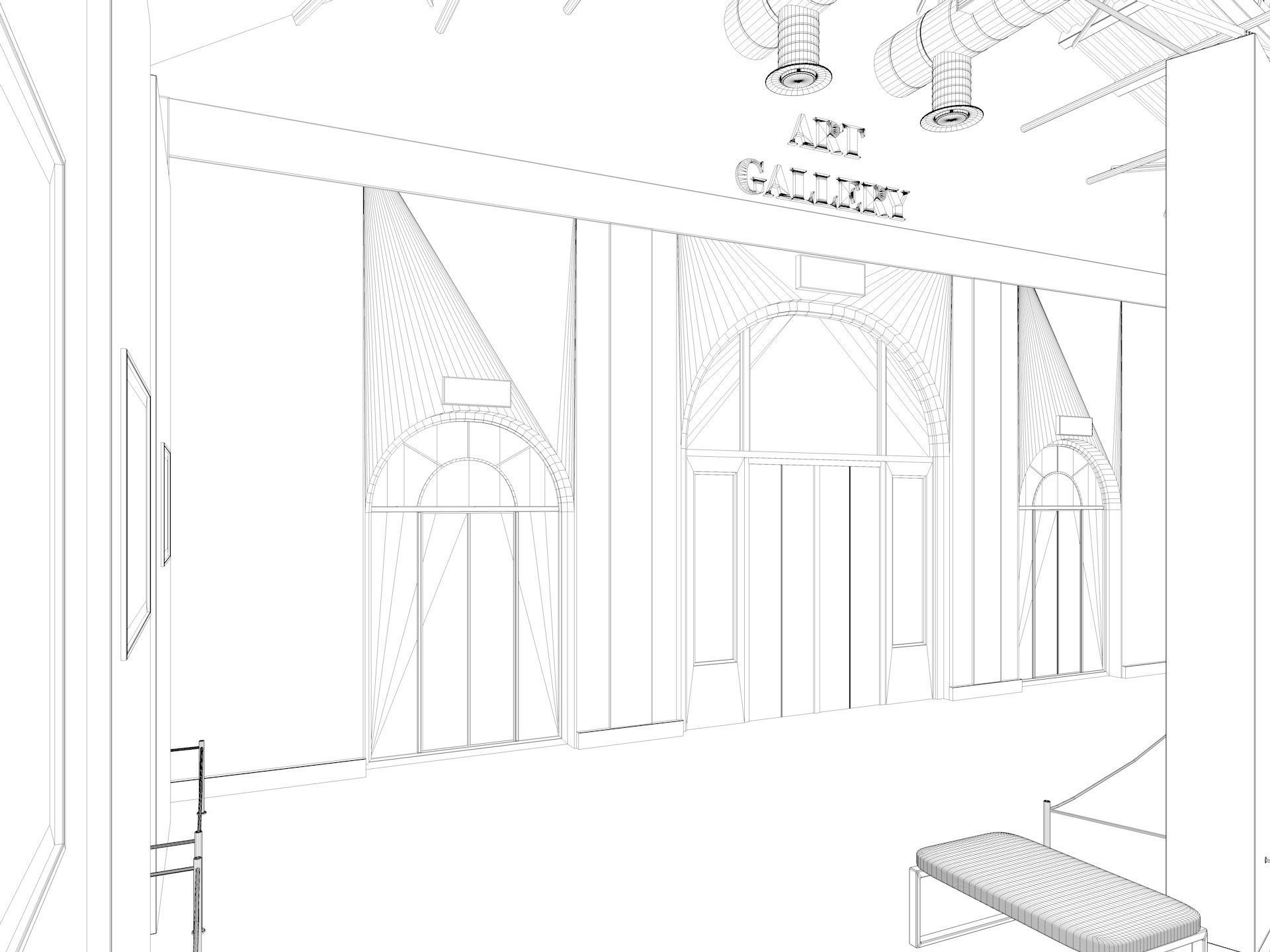 Art Gallery 3D model_26