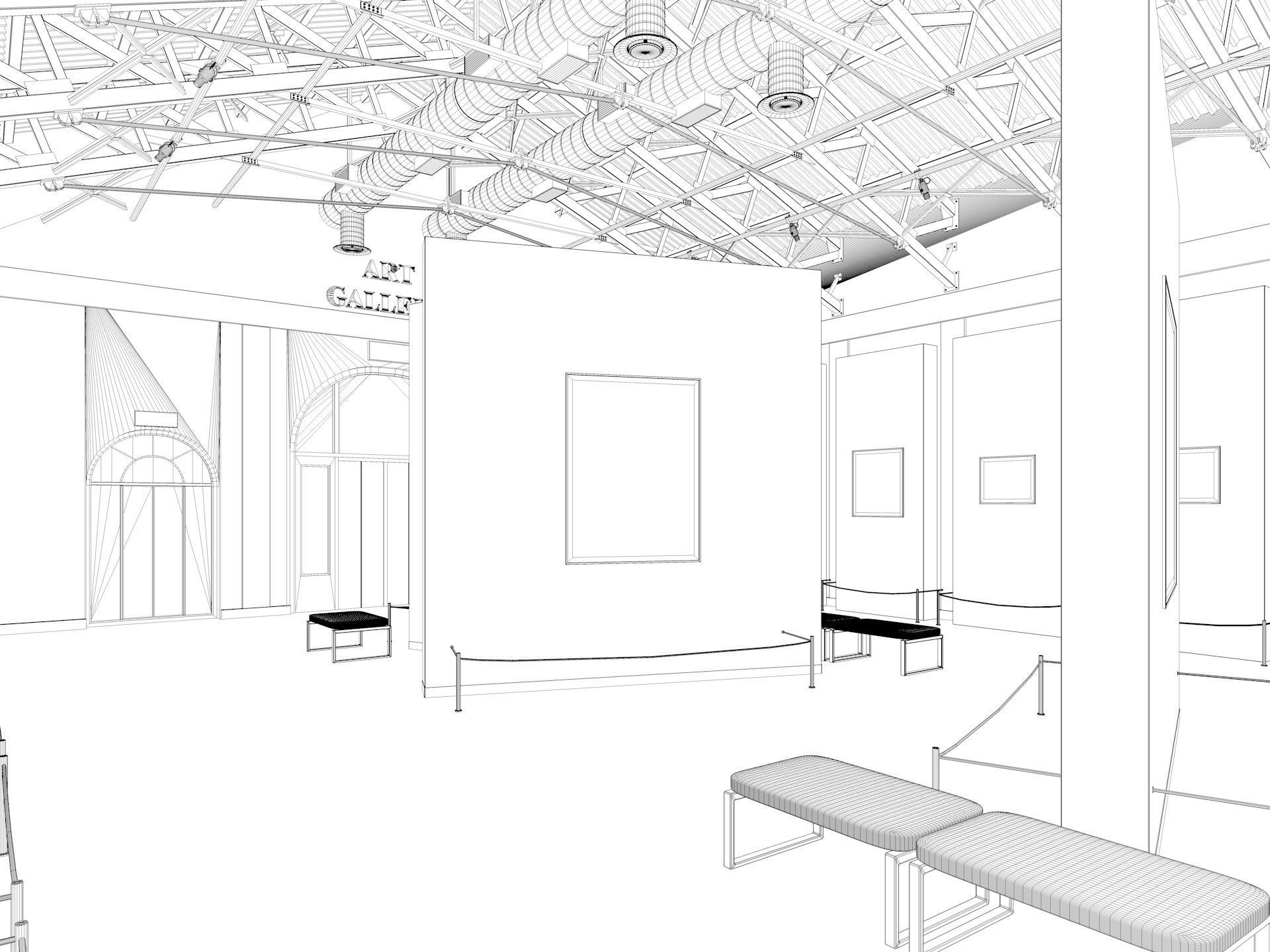 Art Gallery 3D model_24