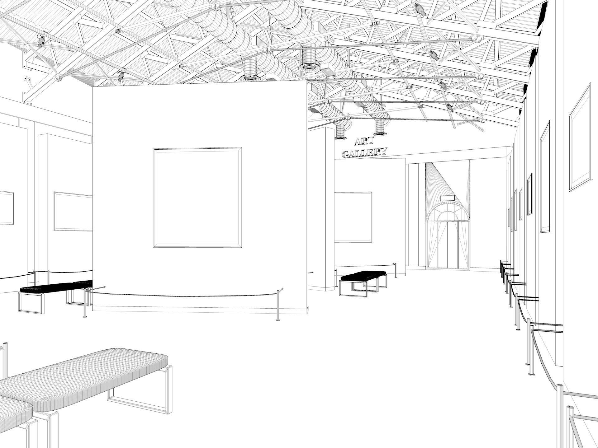 Art Gallery 3D model_23