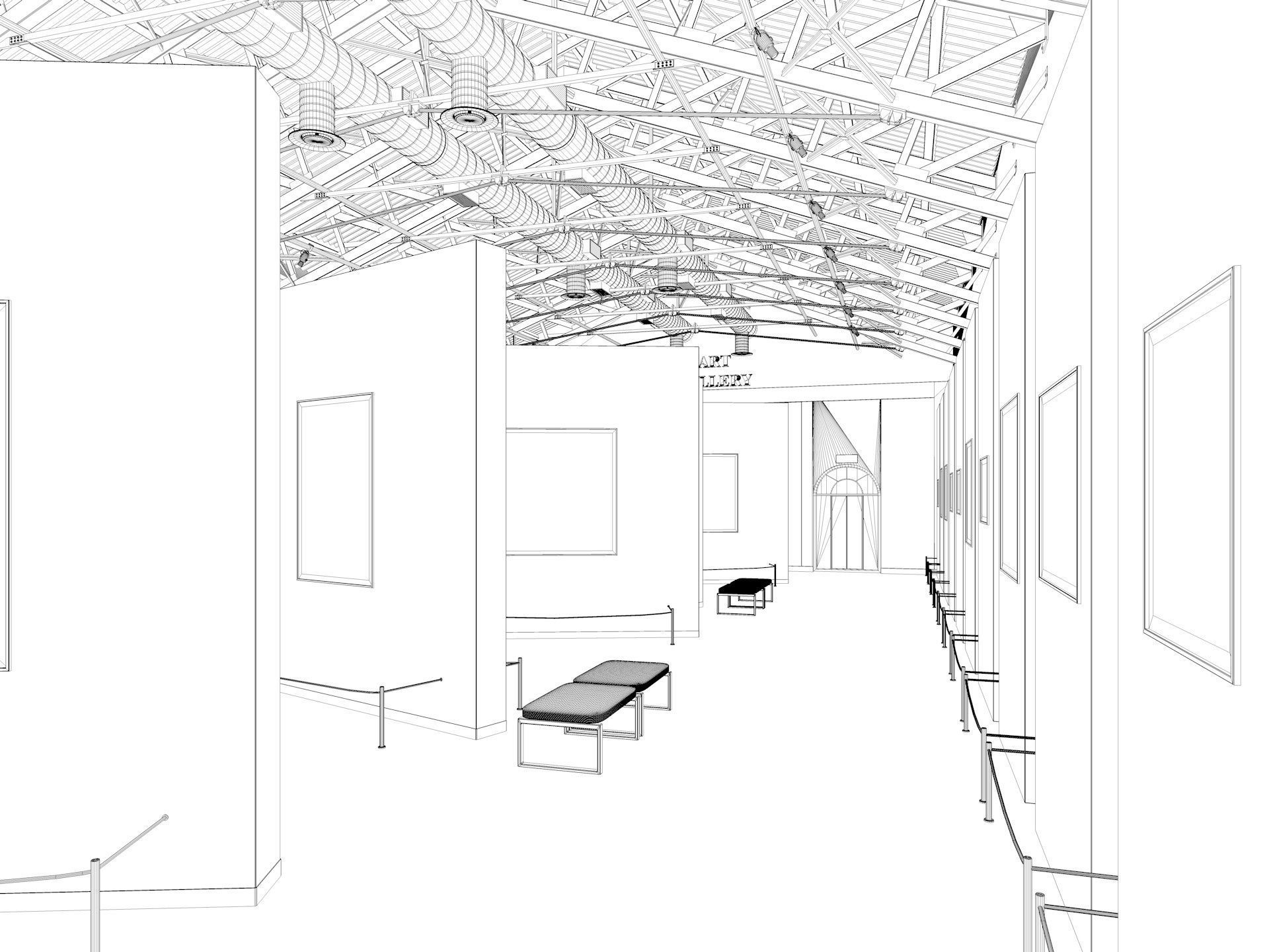 Art Gallery 3D model_14