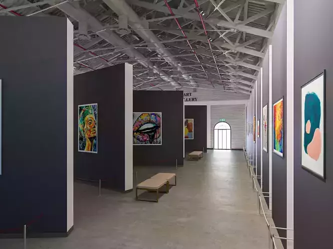 Art Gallery 3D model