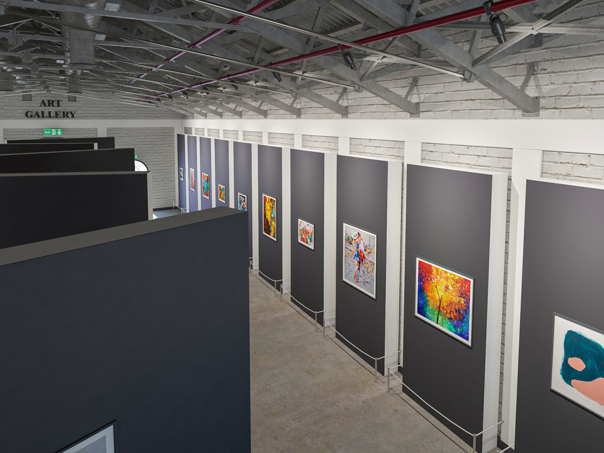 Art Gallery 3D model_6