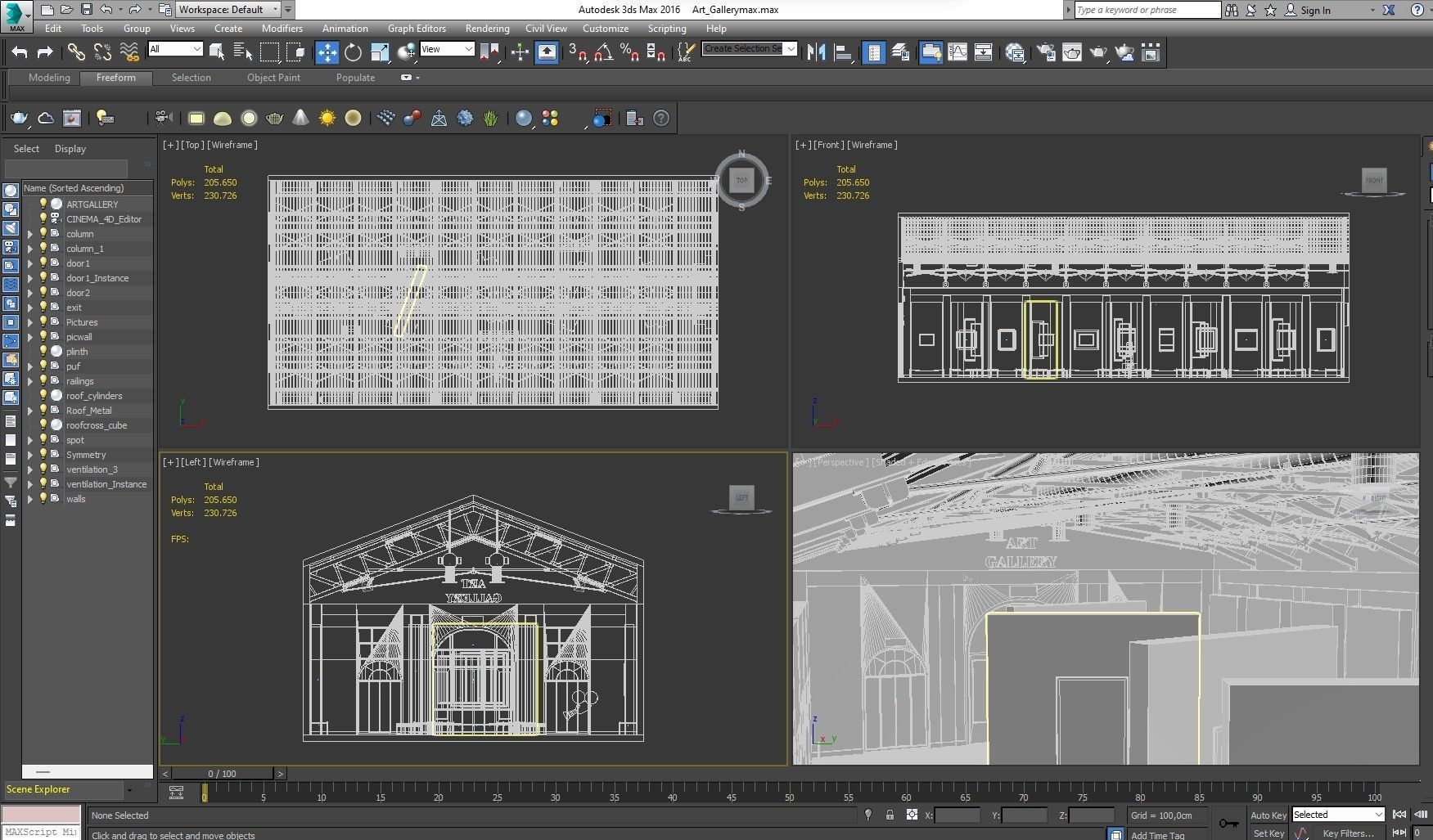 Art Gallery 3D model_30