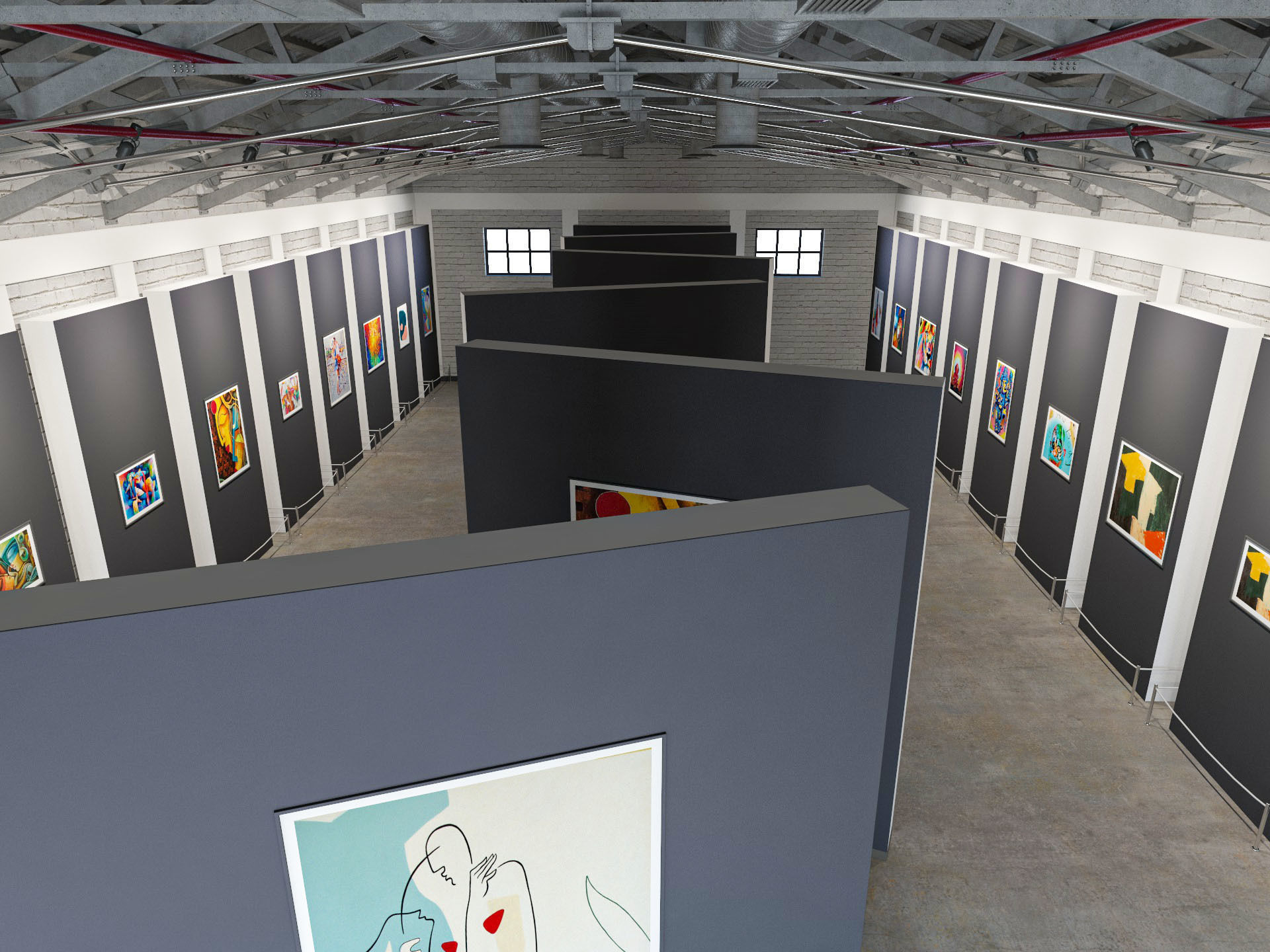 Art Gallery 3D model_13
