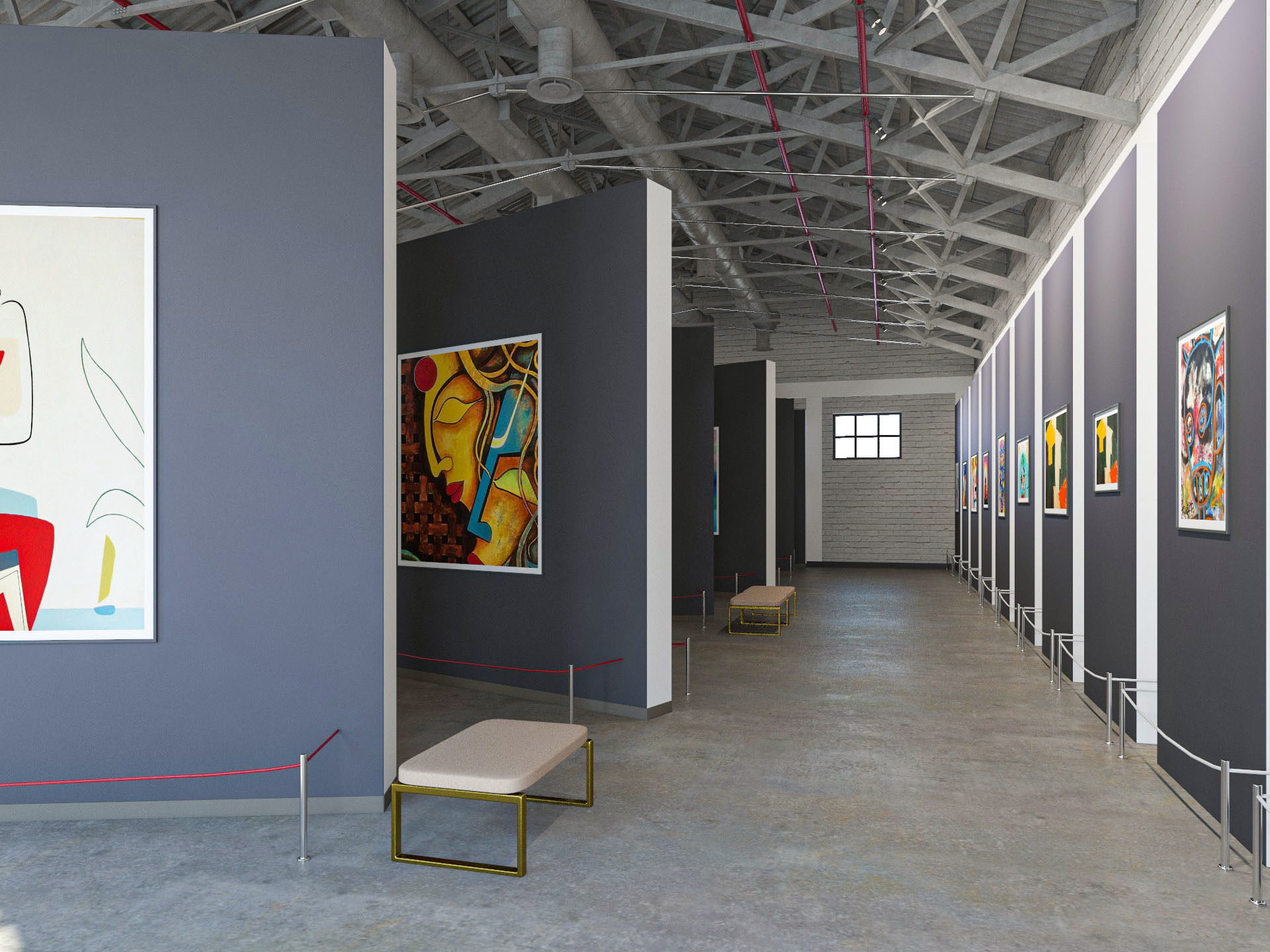 Art Gallery 3D model_4