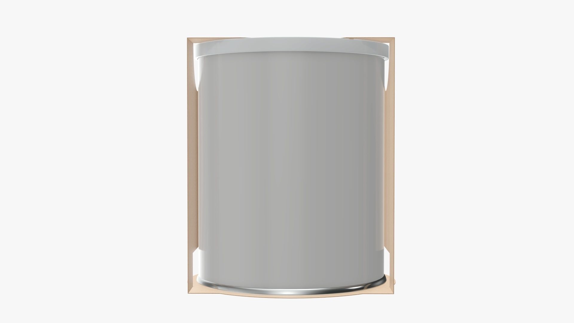 Tin can cardboard holder 3D model_4