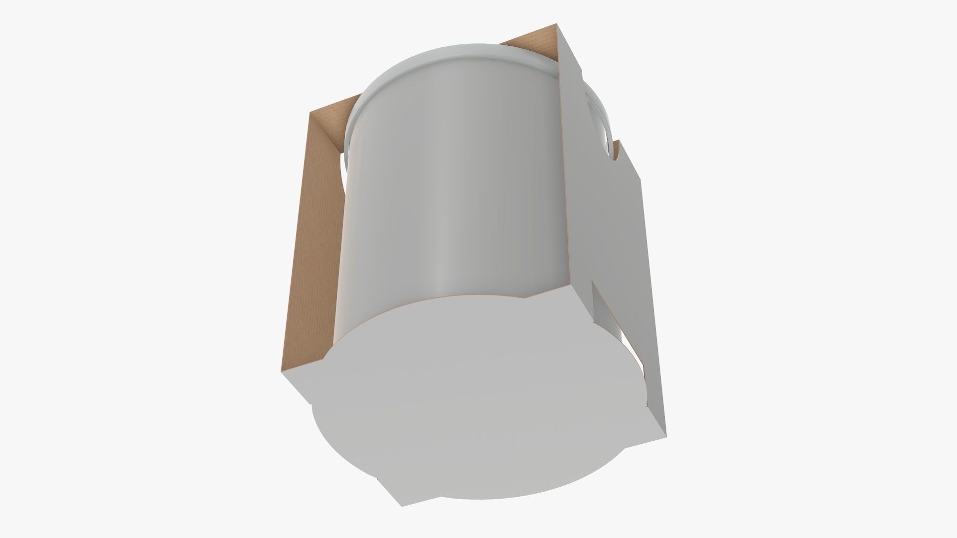 Tin can cardboard holder 3D model_3
