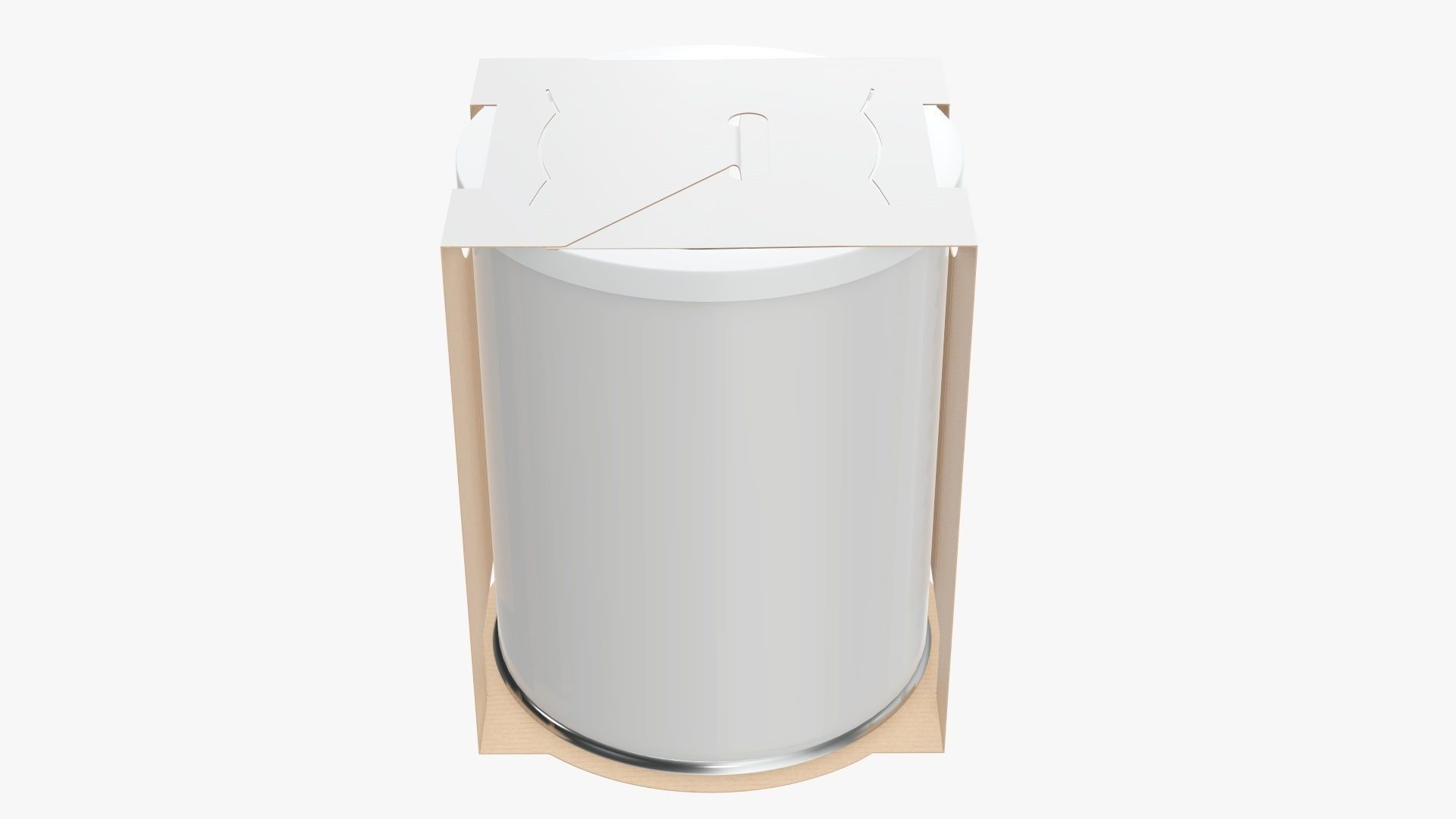 Tin can cardboard holder 3D model_1