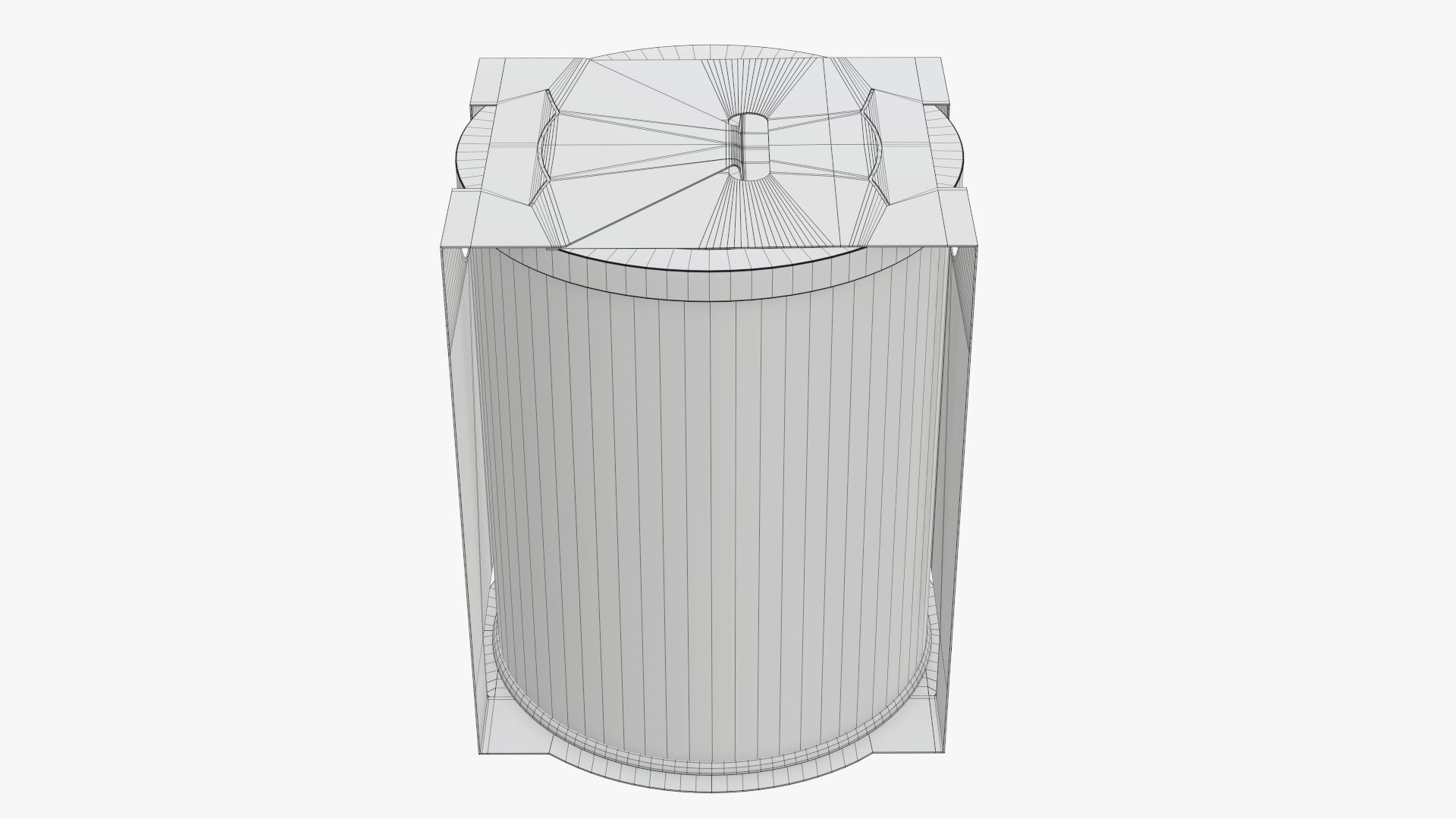 Tin can cardboard holder 3D model_6