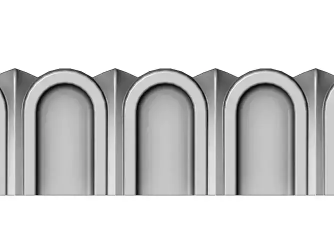 Roman Fluted linear molding 