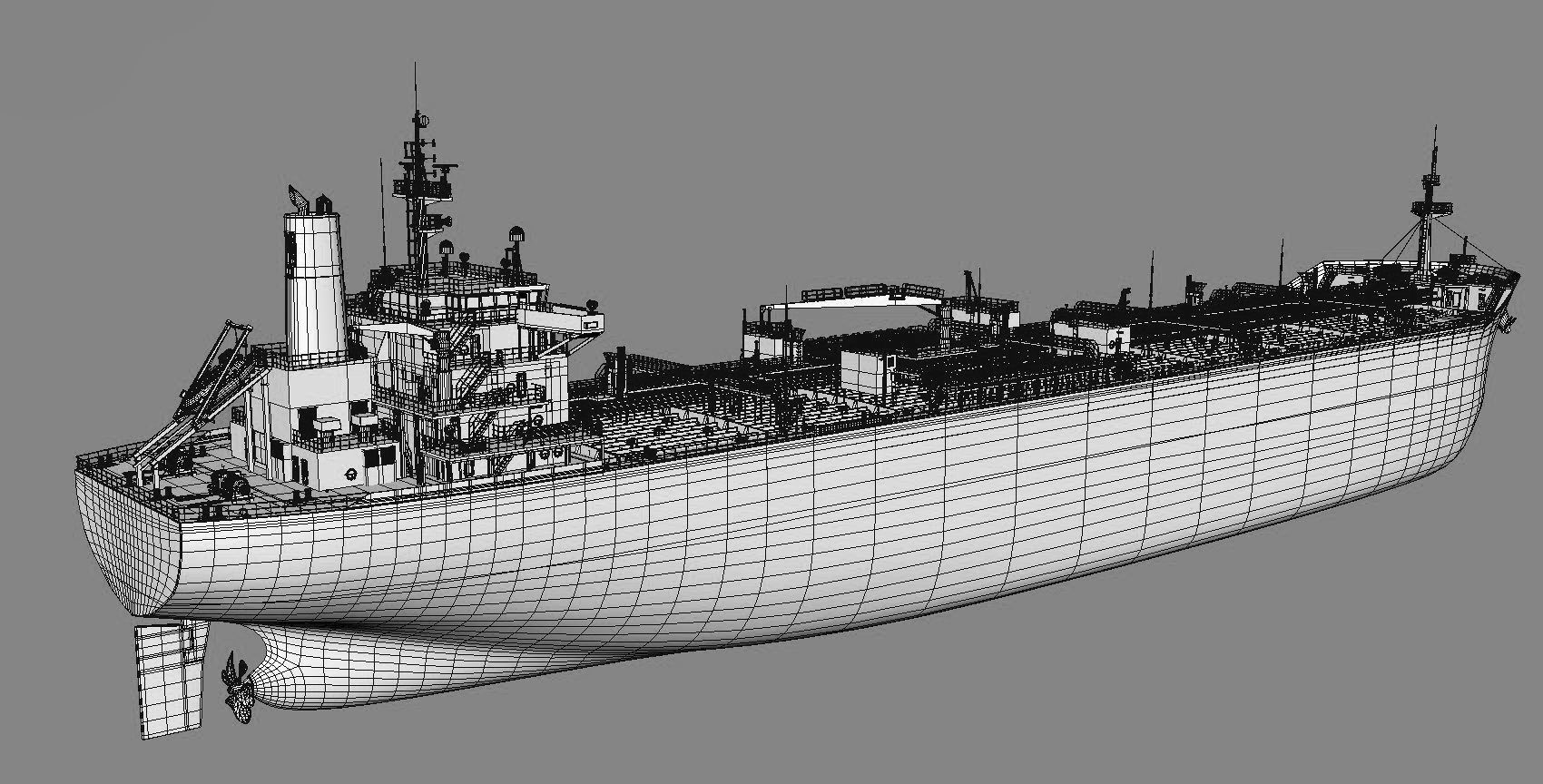 Oil Products Tanker  3D model_13