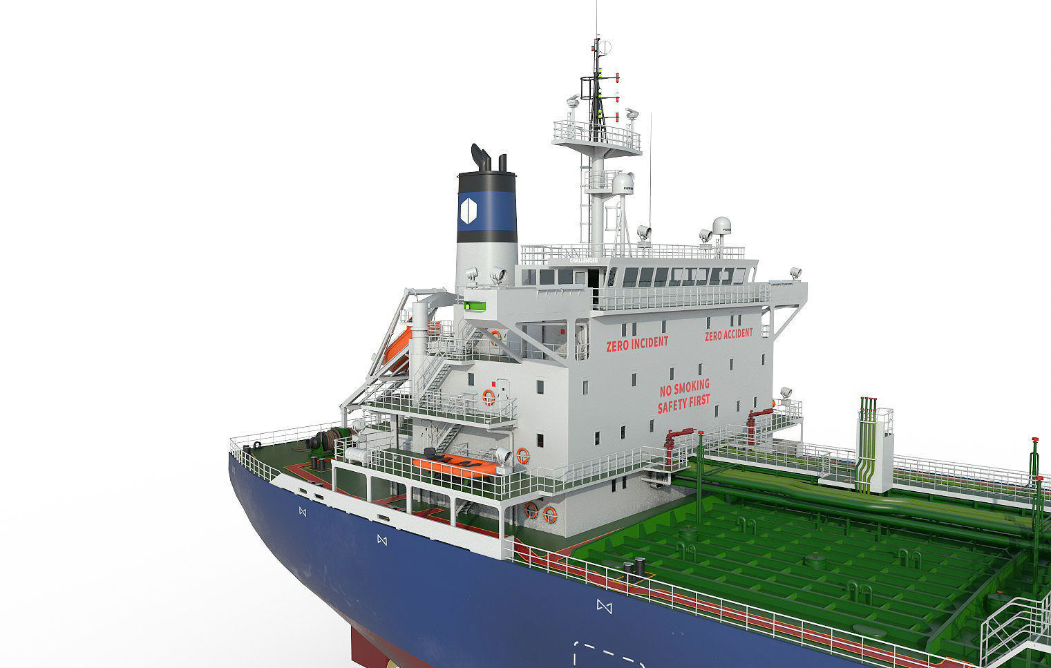 Oil Products Tanker  3D model_10