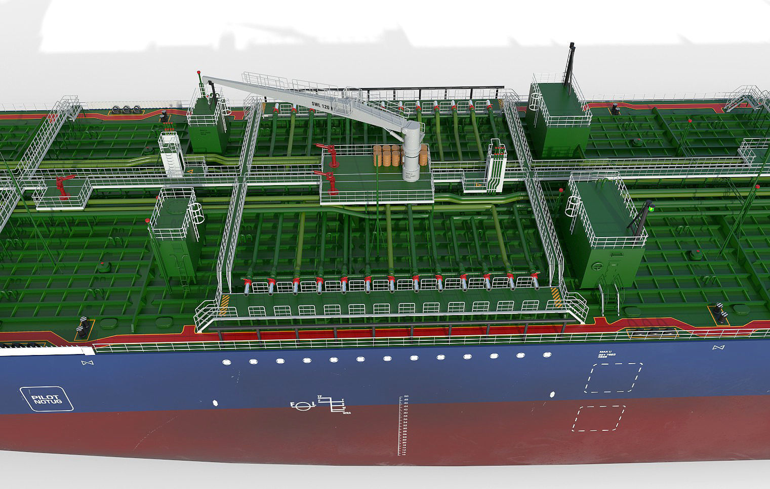 Oil Products Tanker  3D model_5