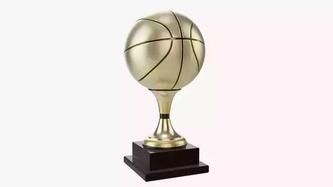Trophy ball basketball  3D model