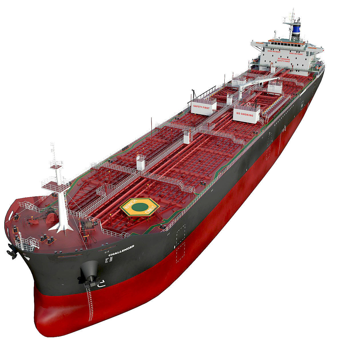 Oil Products Tanker  3D model_2