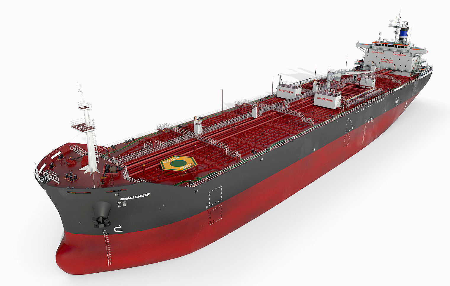 Oil Products Tanker  3D model_5