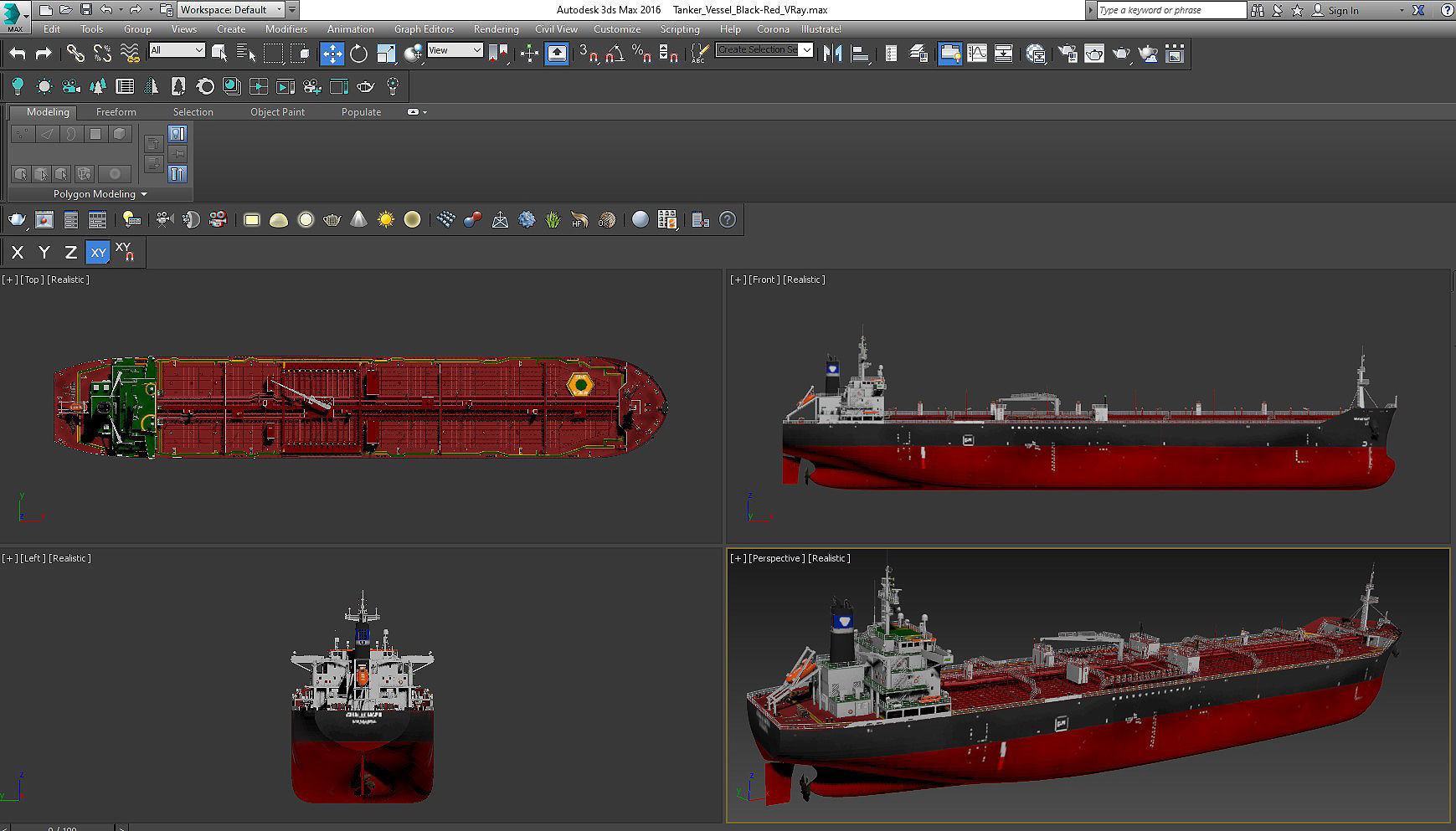 Oil Products Tanker  3D model_18