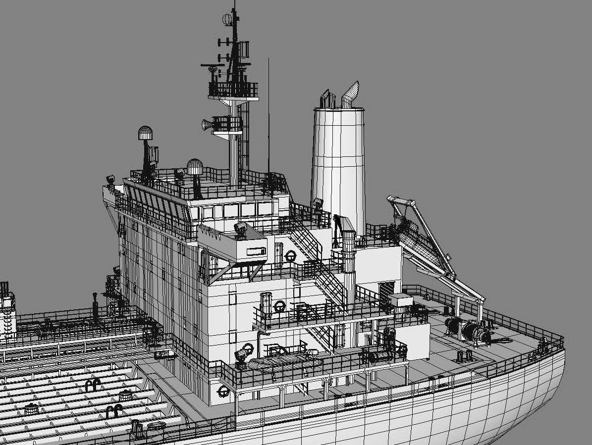 Oil Products Tanker  3D model_12
