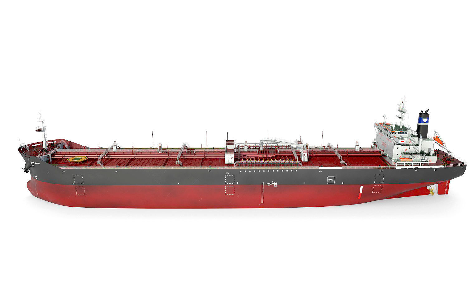 Oil Products Tanker  3D model_1
