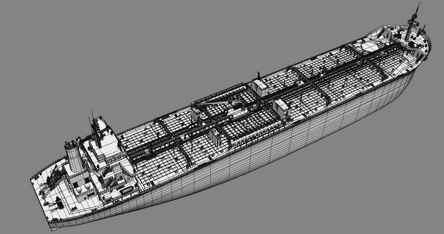 Oil Products Tanker  3D model_13