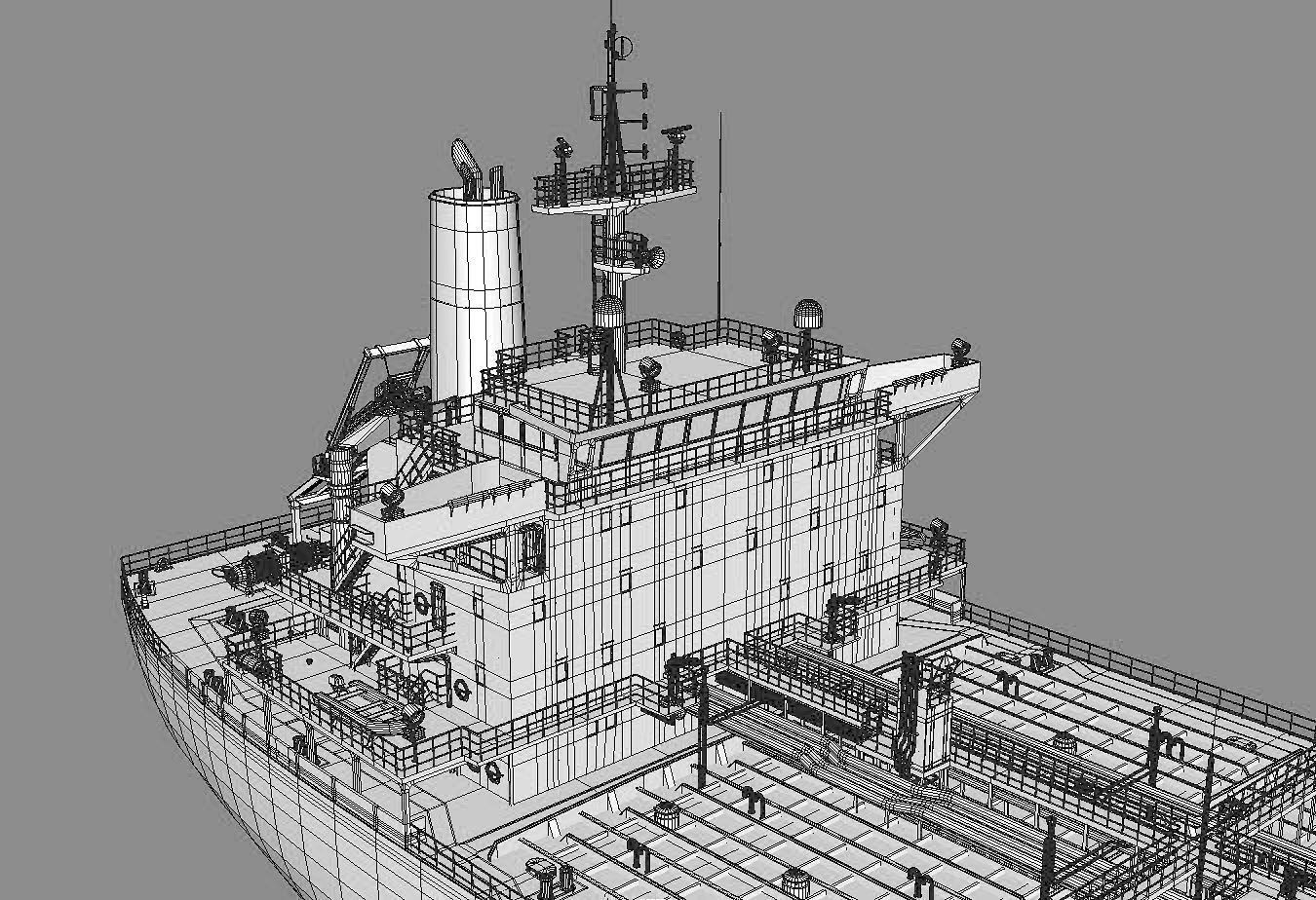 Oil Products Tanker  3D model_10