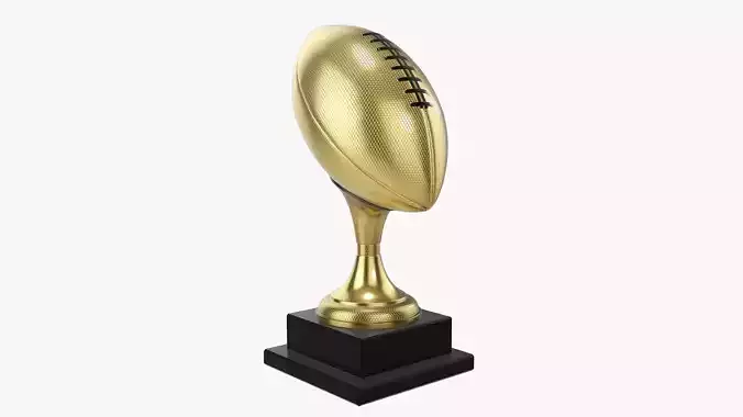 Trophy ball football 3D model