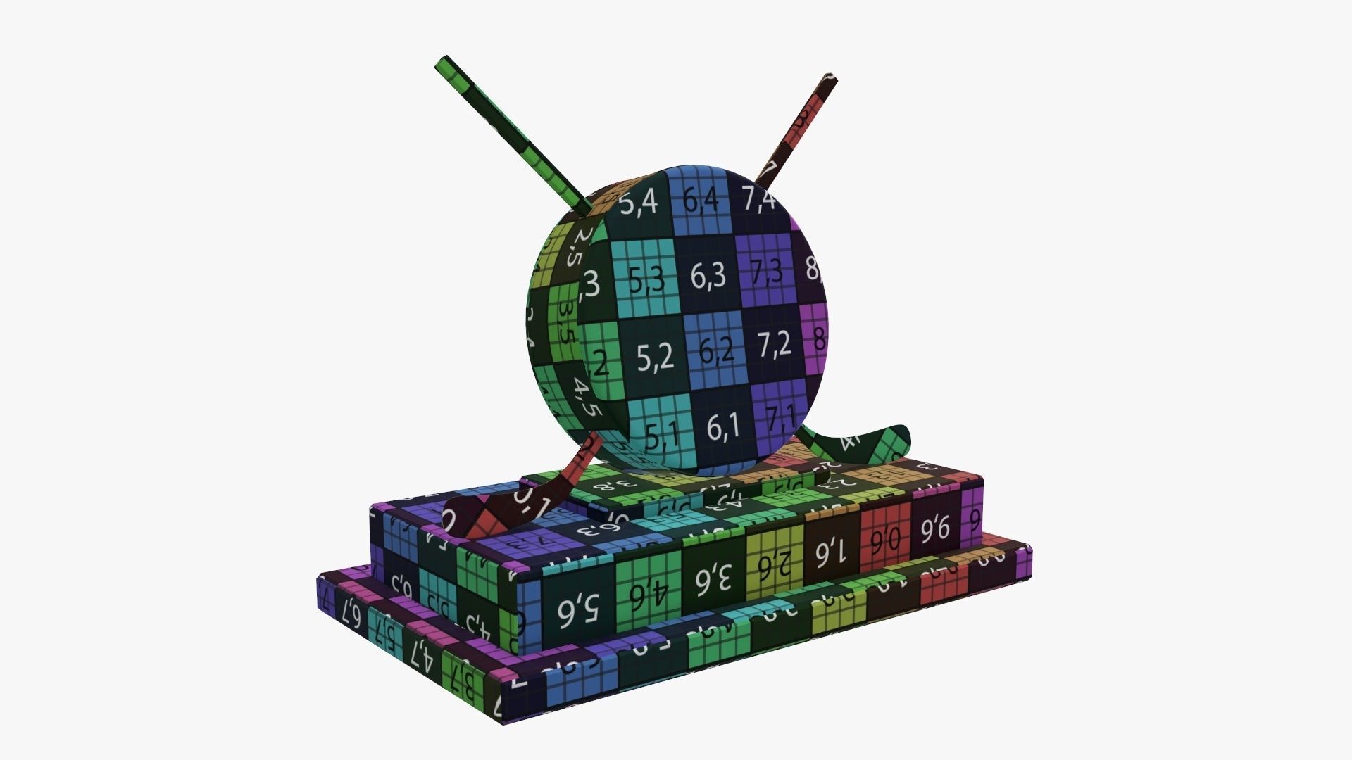 Trophy ice hockey 3D model_10