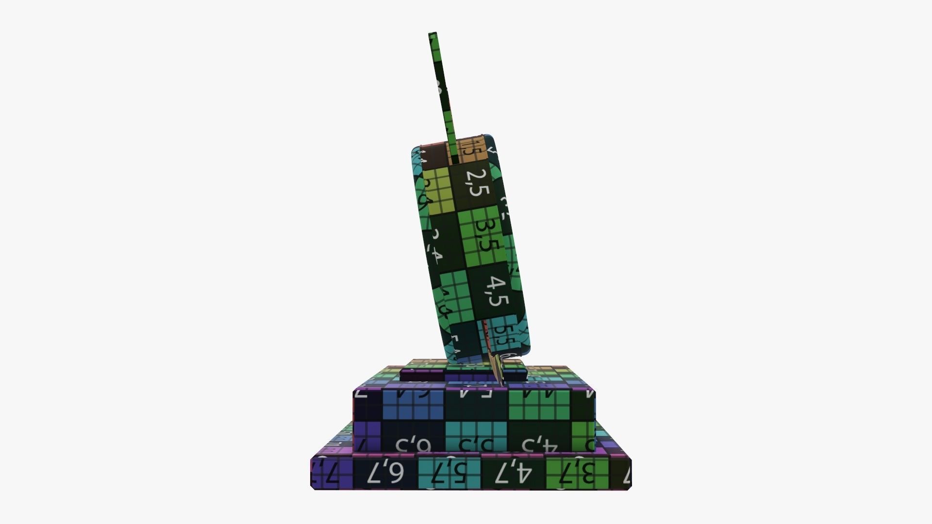 Trophy ice hockey 3D model_12