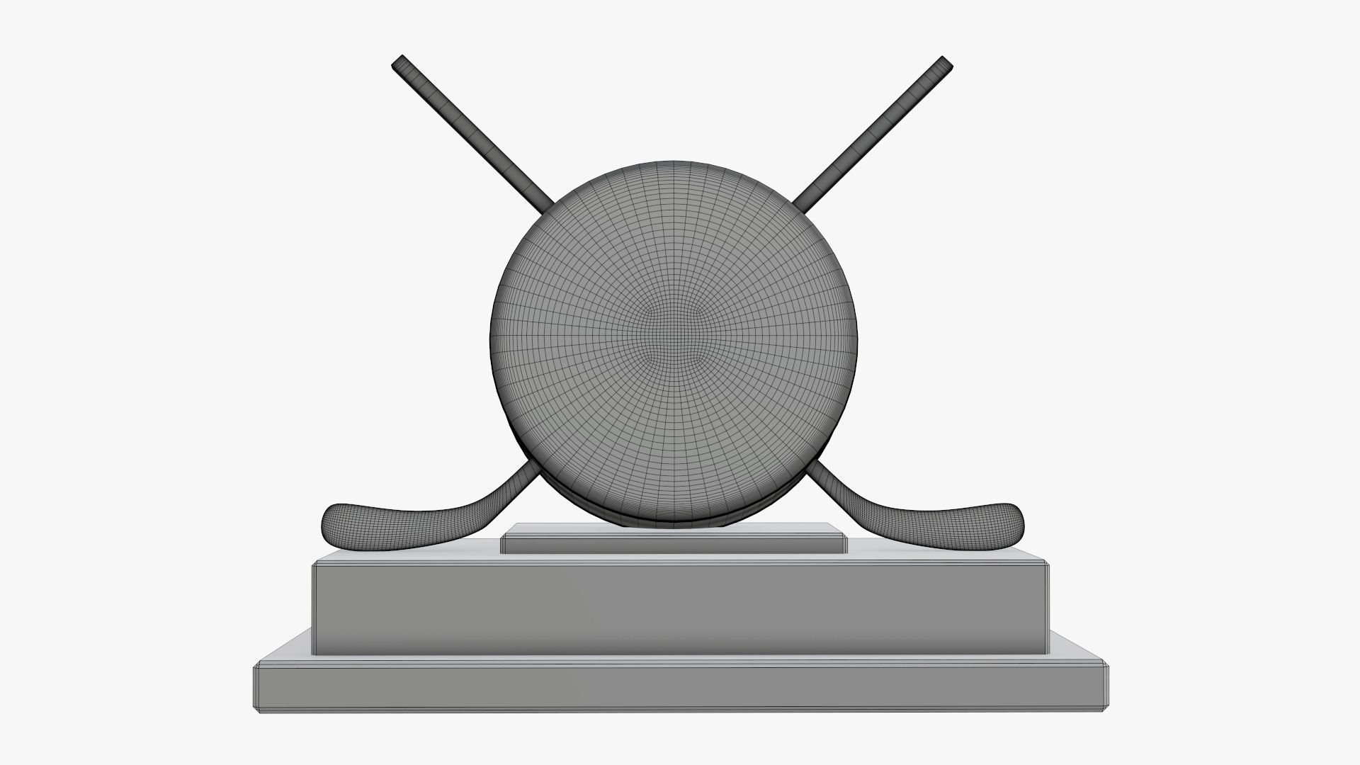 Trophy ice hockey 3D model_6