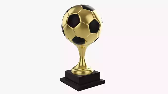 Trophy ball soccer 3D model