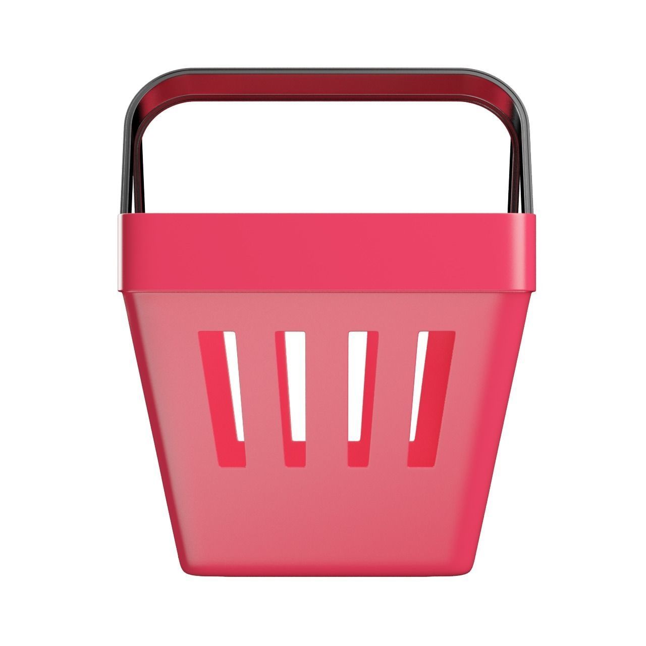 Shopping basket 3D model 3D model_4