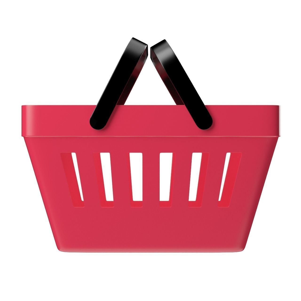 Shopping basket 3D model 3D model_5