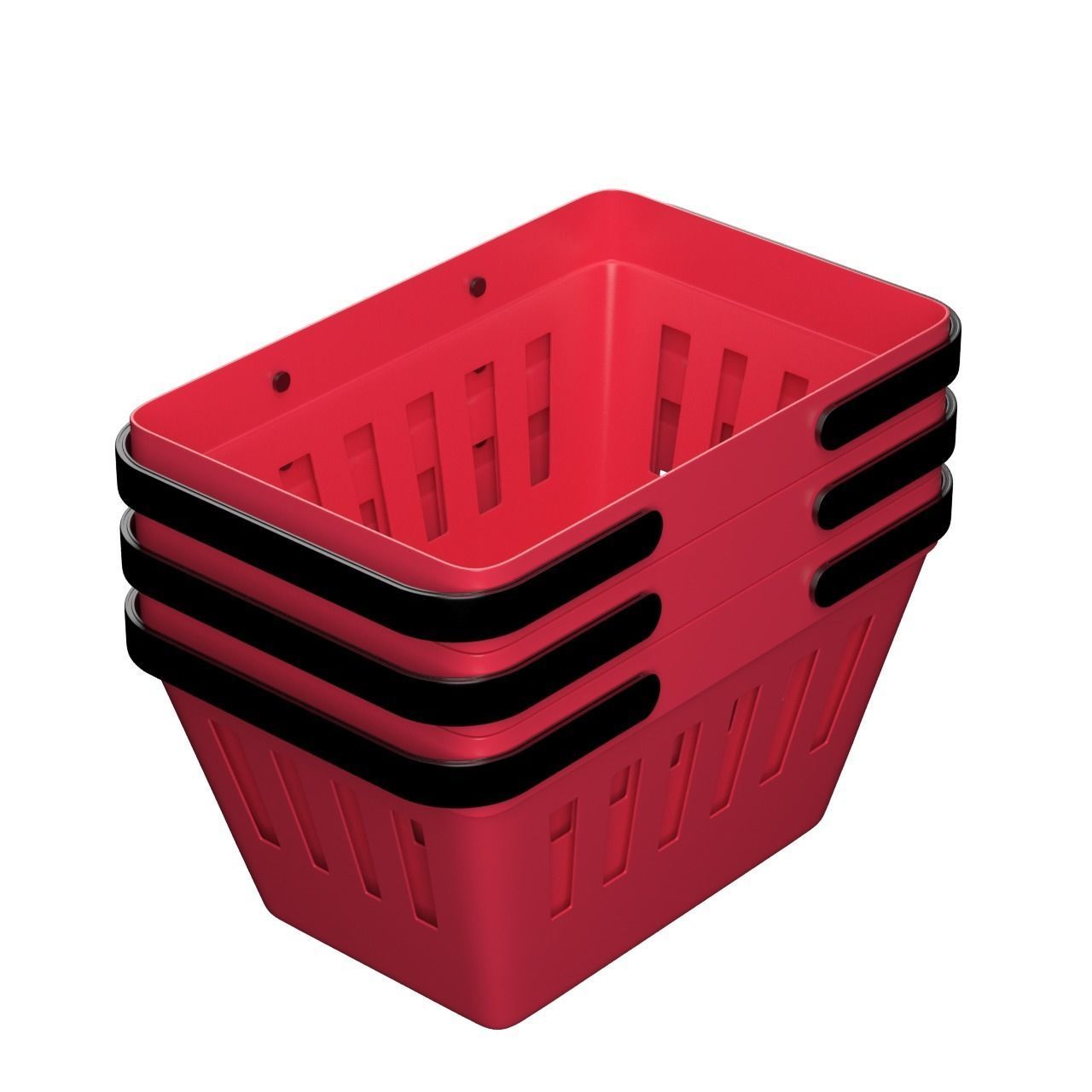Shopping basket 3D model 3D model_2