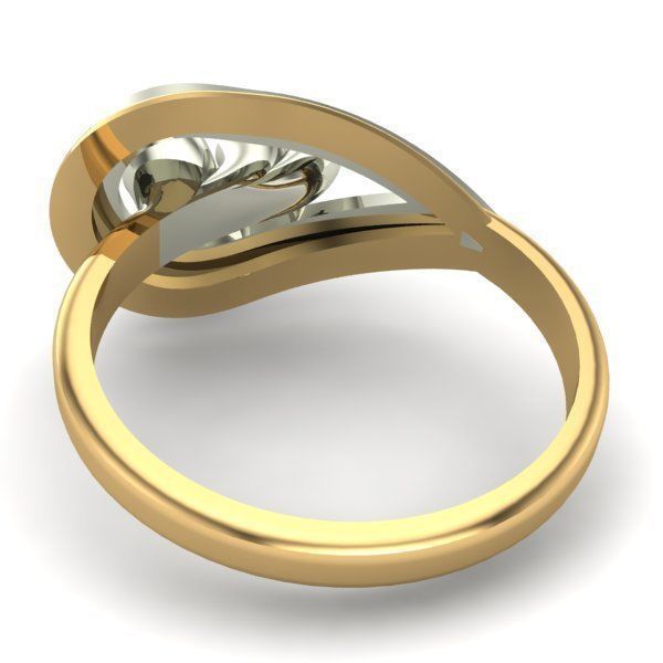 WOMAN SET RING AND EARRINGS 3D Model Collection_10