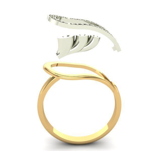 WOMAN SET RING AND EARRINGS 3D Model Collection_11